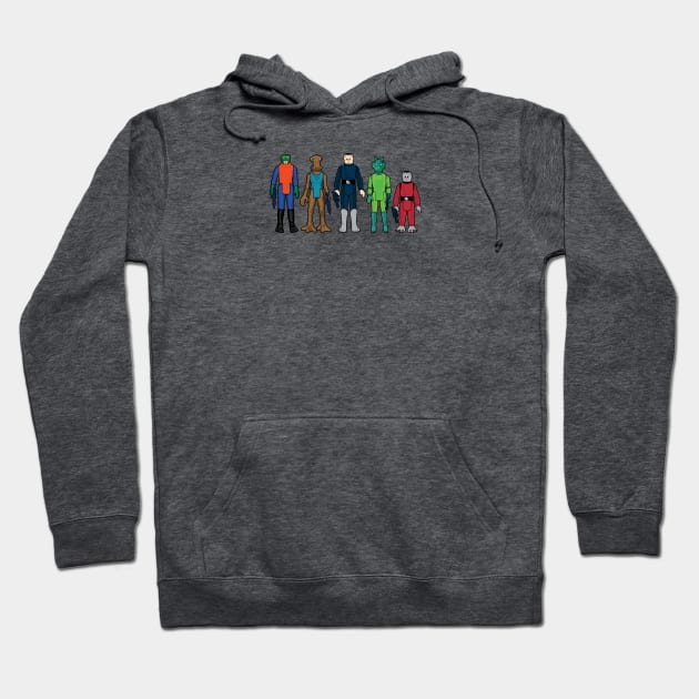 SW Cantina Patrons Hoodie by LeftCoast Graphics